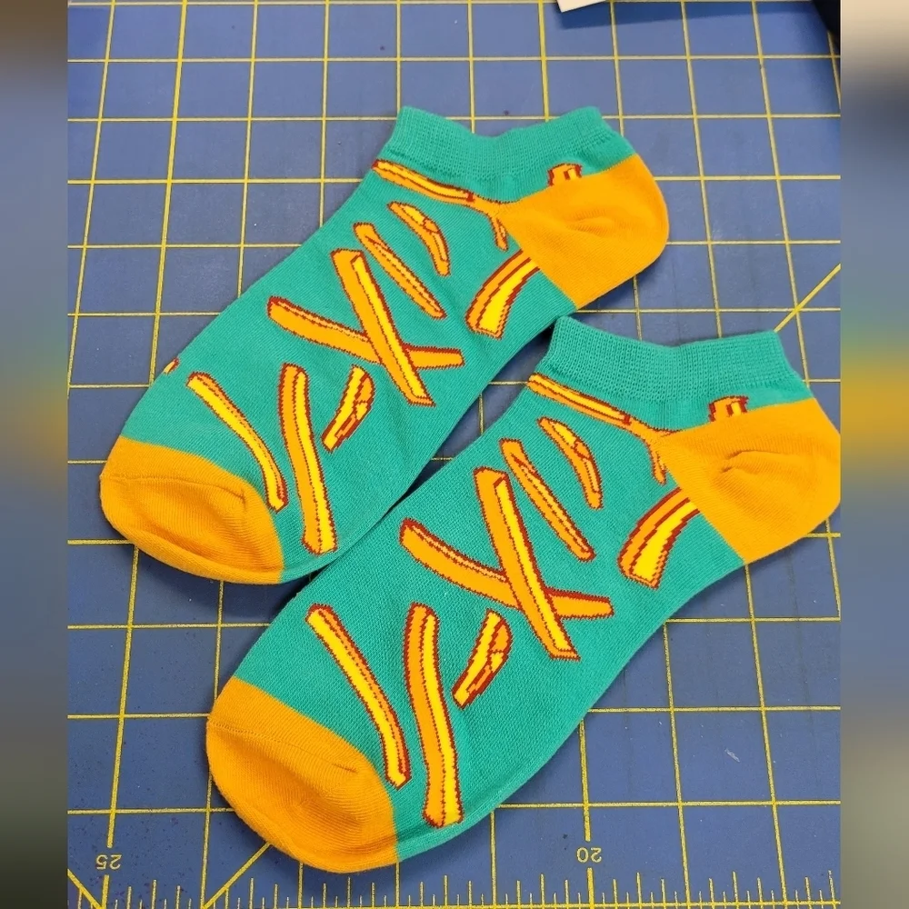 French Fry Socks Adult Size